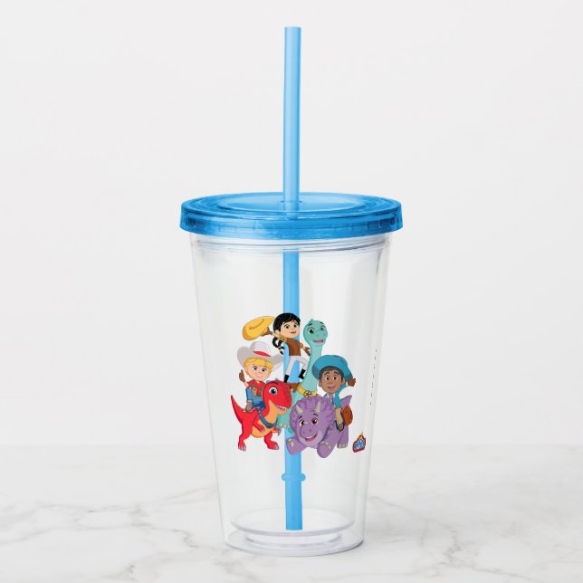 Dino Ranch Yee Haw! Acrylic Tumbler (Front)
