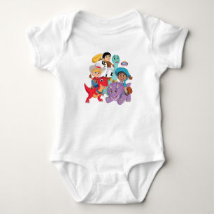 Dino Ranch Yee Haw! Baby Bodysuit