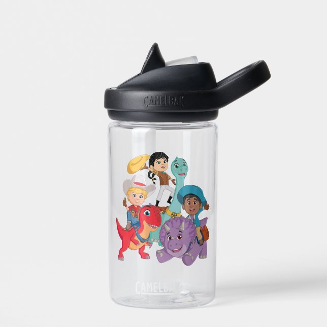 Dino Ranch Yee Haw! Water Bottle (Left)