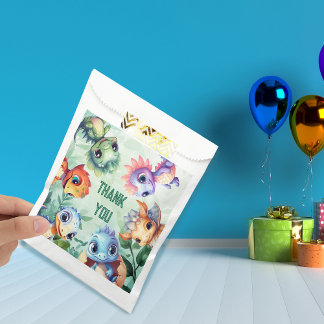 Dino Roar Birthday Bash Favor Bags
