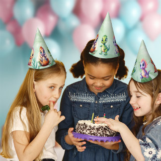 Dino Roar Birthday Bash Party Hat