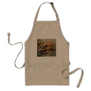 Dino Skull Oil Painting Standard Apron