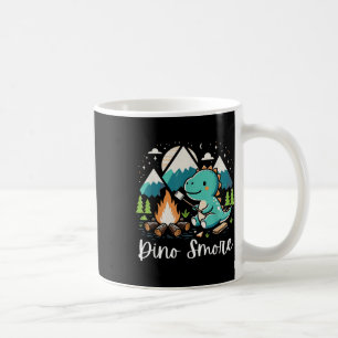 Dino Smore Funny Camping Dinosaur Camper Campfire Coffee Mug