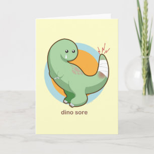 Dino Sore Card