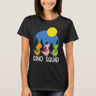 Dino Squad Future Paleontologist Fossil Dinosaur T-Shirt