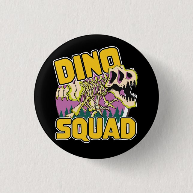Dino Squad logo 3 Cm Round Badge (Front)