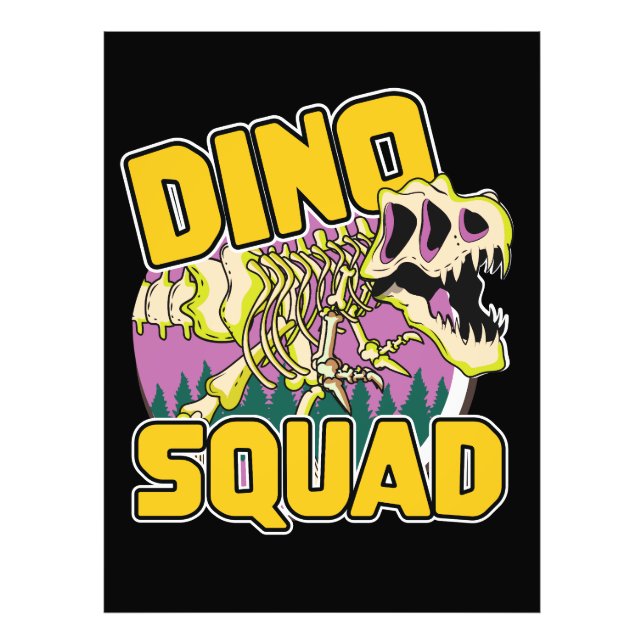 Dino Squad logo Photo Print (Front)
