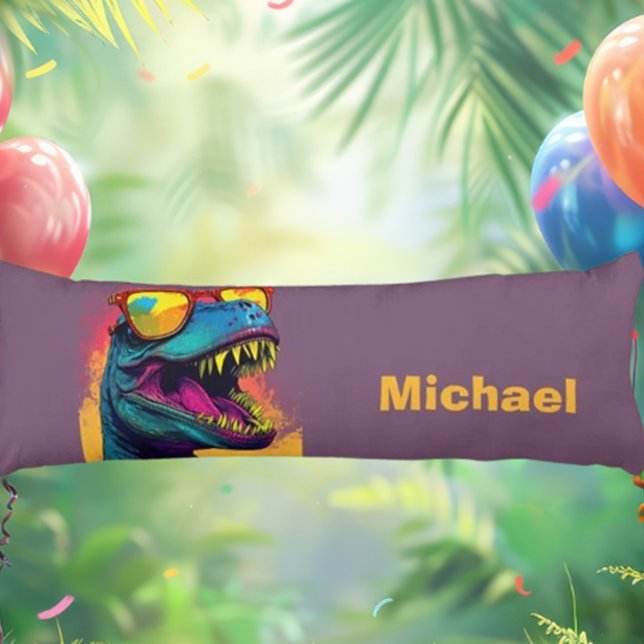 Dino T Rex Kids Body Pillow (Perfect for boys and girls, it adds a touch of magic and comfort. )