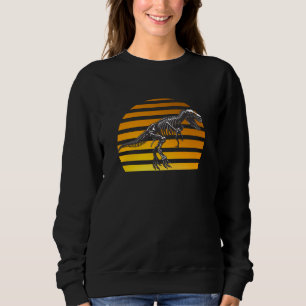 Dino T Rex Saurian Dinosaur Vintage Retro Sweatshirt