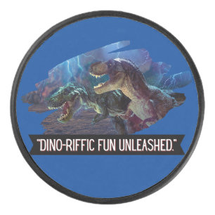 dino - terrific fununleashed  hockey puck