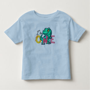 Dino TRex I'm 1 Birthday boys ONE Back to school Toddler T-Shirt