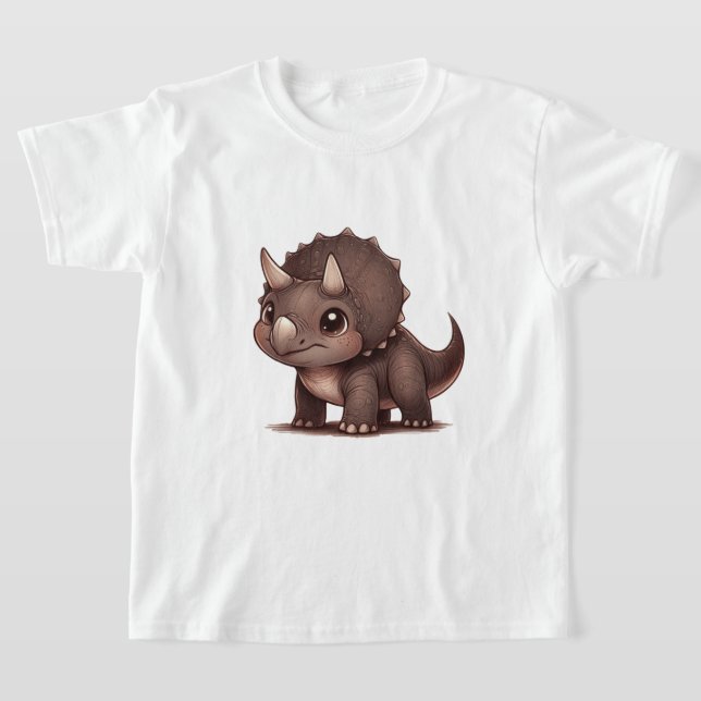 Dino Triceratops - Kammli Friends Collection T-Shirt (Laydown)
