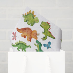 Dino Two rex 2nd boy Dinosaur birthday party Tissue Paper