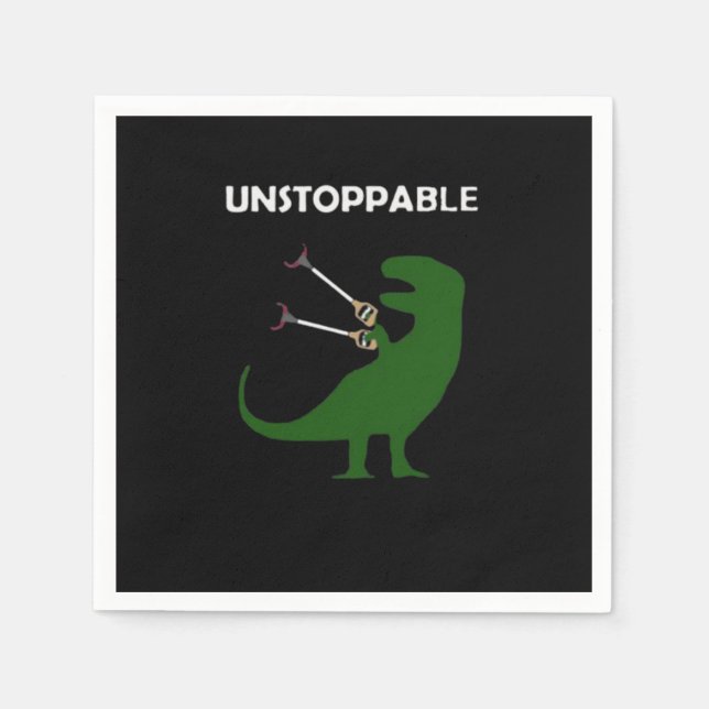 Dino Unstoppable Napkin (Front)