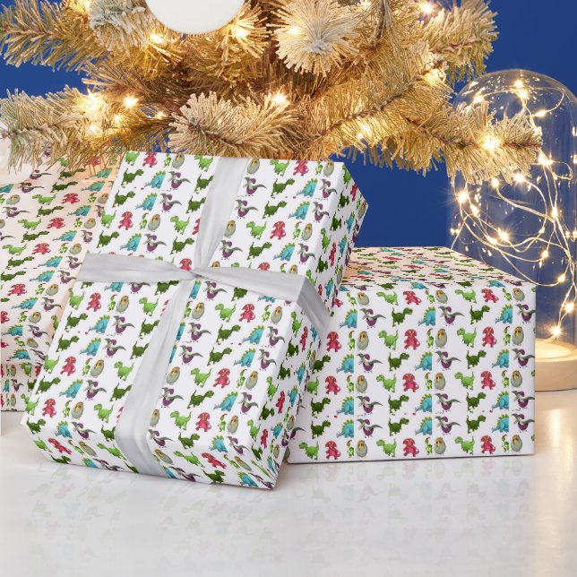 Dino Wrapping Paper (Holidays)