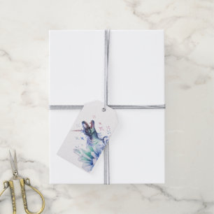 Dinocorn Crystal   Unicorn Dinosaur Mystical Party Gift Tags