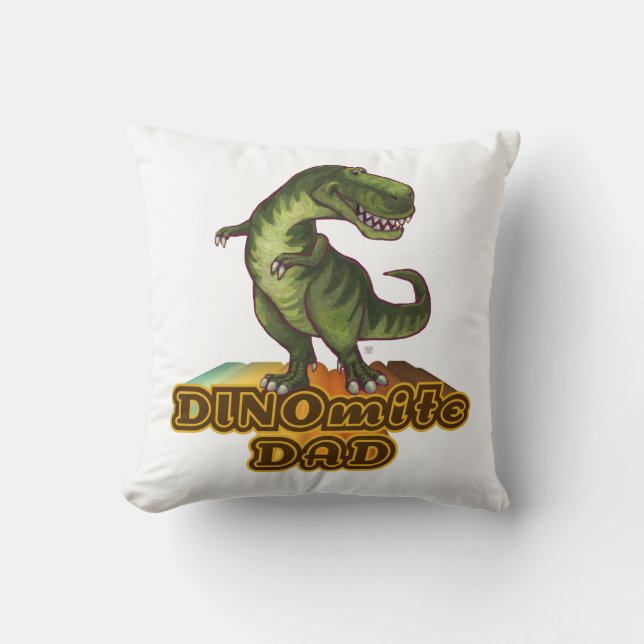 Dinomite Dad Cushion (Front)