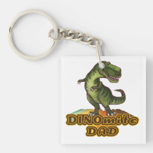 Dinomite Dad Key Ring