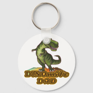 Dinomite Dad Key Ring