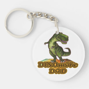 Dinomite Dad Key Ring