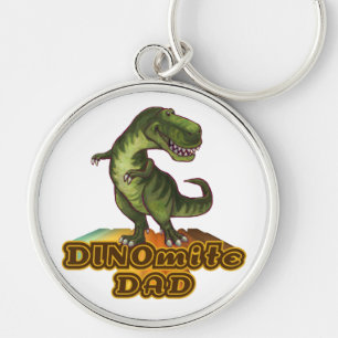 Dinomite Dad Key Ring
