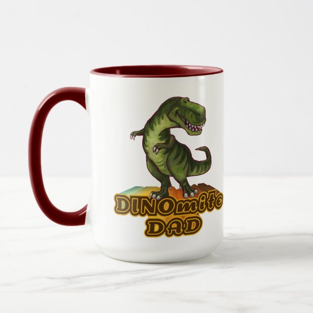 Dinomite Dad Mug (Left)