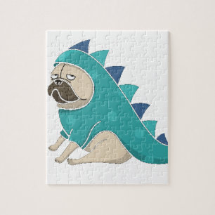 dinopug jigsaw puzzle