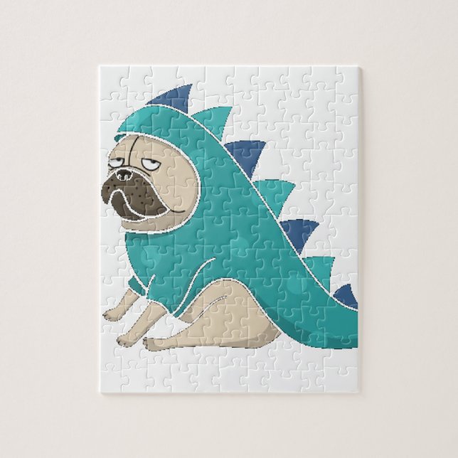 dinopug jigsaw puzzle (Vertical)