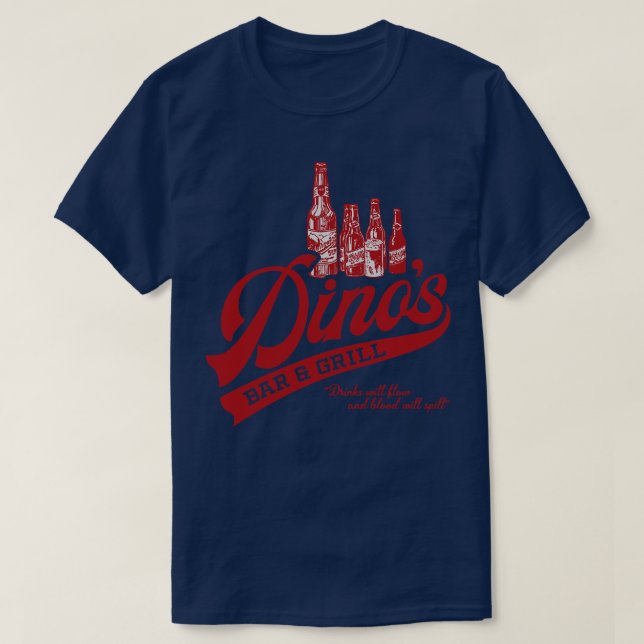 Dinos Bar and Grill T-Shirt (Design Front)