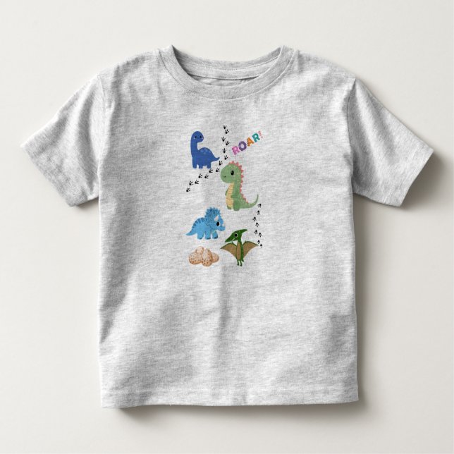 Dinos Toddler T-Shirt (Front)