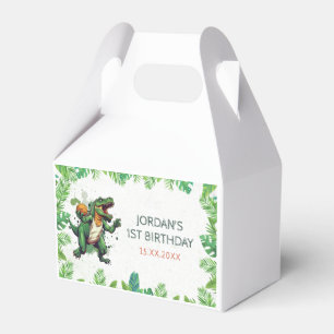 Dinosaur 1st Birthday Party Favour Box