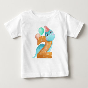 Dinosaur 2nd Birthday T-Shirt