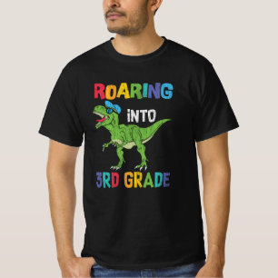Dinosaur 3rd Grade Back to School Kids Gift T-Shirt
