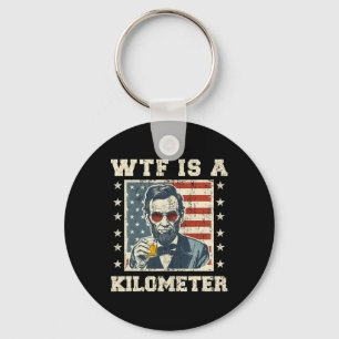 Dinosaur 4th Of July T-rex Usa Patriotic American Key Ring