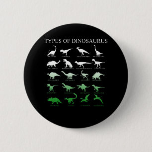 dinosaur 6 cm round badge