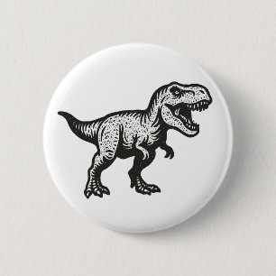 Dinosaur 6 Cm Round Badge