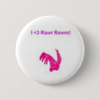 dinosaur 6 cm round badge