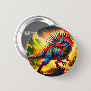 Dinosaur 6 Cm Round Badge