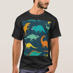Dinosaur Adventure: Kids' Nursery Wallpaper T-Shirt