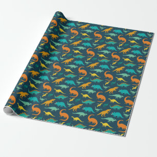 Dinosaur Adventure: Kids' Nursery Wallpaper Wrapping Paper