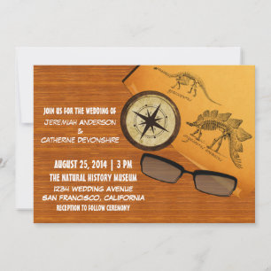 Dinosaur Adventure Wedding Invitation