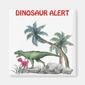 Dinosaur Alert Magnet