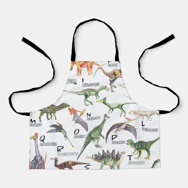 Dinosaur Alphabet Apron (Front)