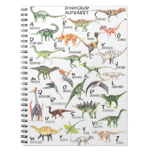 Dinosaur Alphabet Notebook