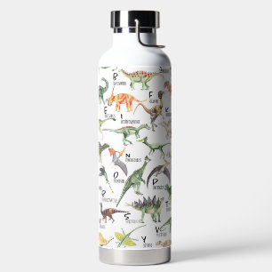 Dinosaur Alphabet Water Bottle