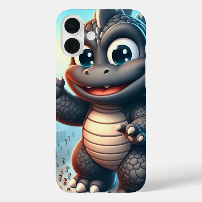 Dinosaur Angry Case-Mate iPhone Case (Back)