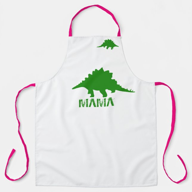 Dinosaur Apron - Custom Family Cooking Game Design (Front)