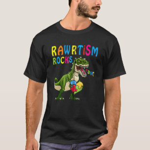 Dinosaur Autism Awareness Rex Graphic T-Shirt