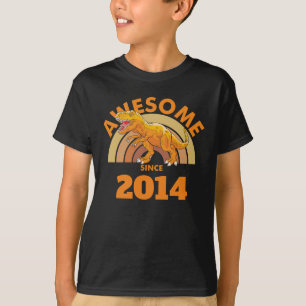 Dinosaur awesome happy birthday gift for kids T-Shirt