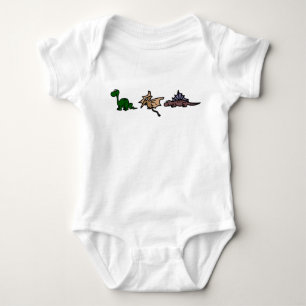 Dinosaur babies baby bodysuit